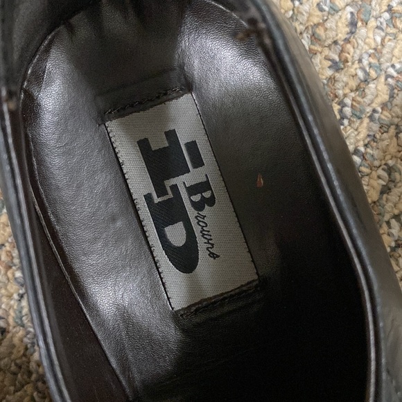 Black mens square toe dress shoes - Picture 5 of 5